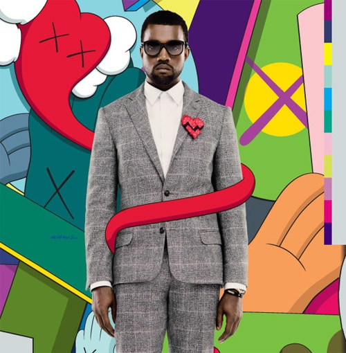 Kanye West - 808s & Heartbreak Album Cover by KAWS