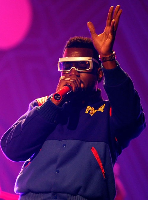 Kanye West - Pastelle Jacket Preview at the American Music Awards