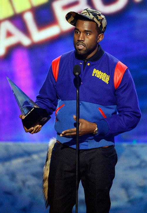 Kanye West - Pastelle Jacket Preview at the American Music Awards