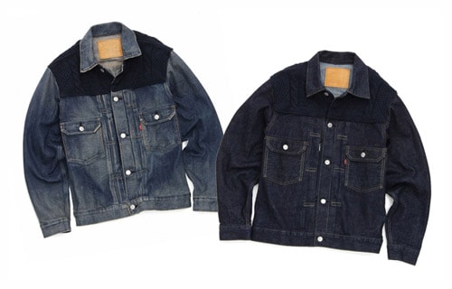 Levi's Fenom 2nd Type Navy Knit Custom Jacket