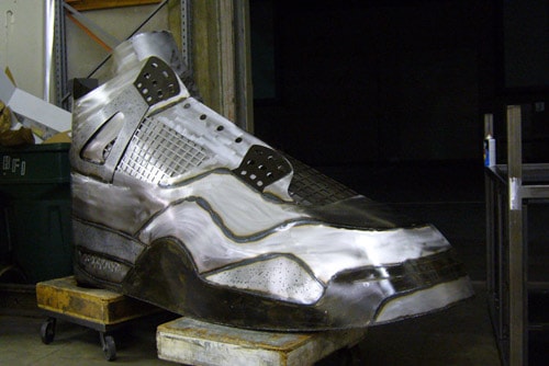 Metal Man ED Air Jordan IV Sculpture