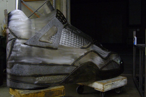 Metal Man ED Air Jordan IV Sculpture