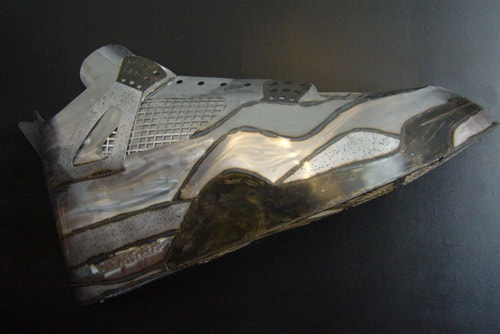 Metal Man ED Air Jordan IV Sculpture
