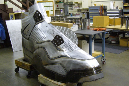 Metal Man ED Air Jordan IV Sculpture