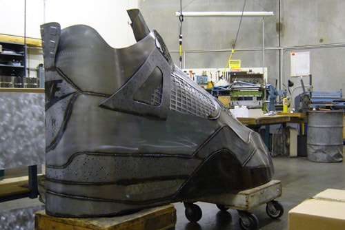 Metal Man ED Air Jordan IV Sculpture