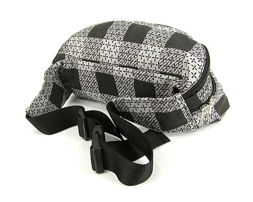 Montage Plaid Hip Bag 
