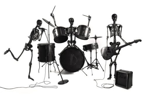 Natalia Brilli | Leather Rock Band Installation