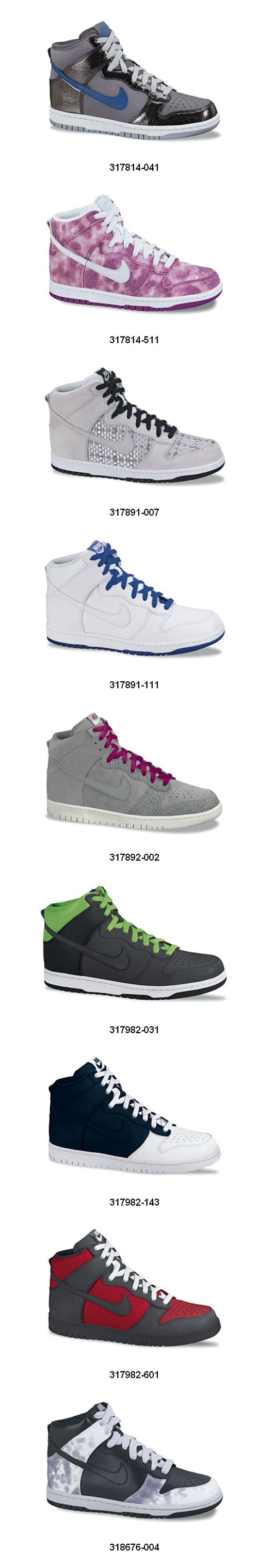Nike Dunks 2009 Spring Preview
