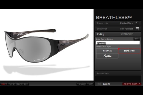 Oakley Custom Eyewear Program