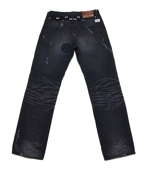 WTAPS No.5 Black Cross Bones Denim