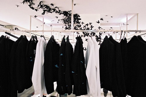 Andrea Mastrovito | Butterfly Installation at Dior Homme Paris