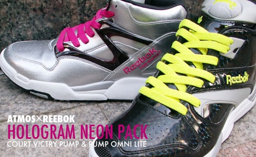 atmos x Reebok Hologram Neon Pack