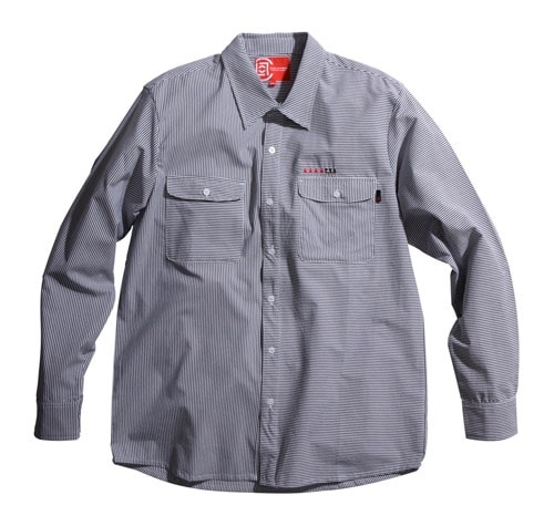 CLOT C.S.A. Collection - Invertical Button Up Shirt C & Reflective Windbreaker