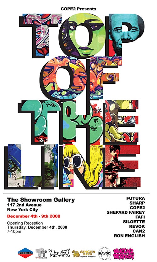 COPE2 presents "Top Of The Line" Exhibition NYC