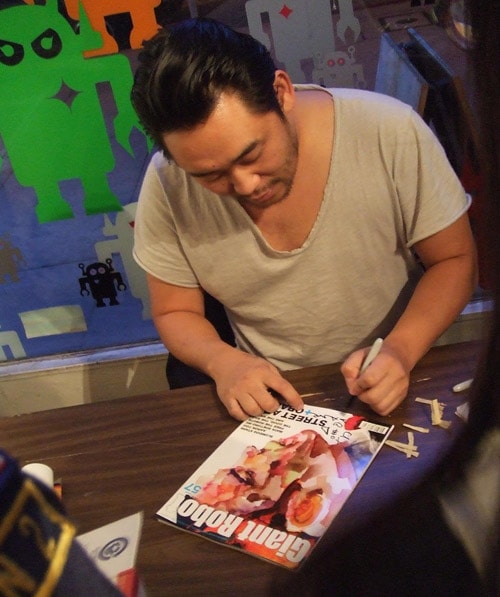 David Choe's "Choegal" Signing