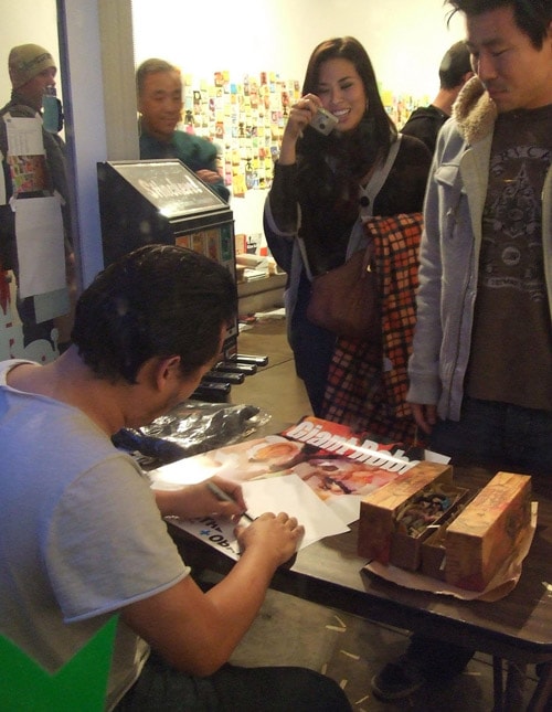 David Choe's "Choegal" Signing