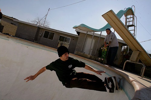 Forclosures leading to Skateable Empty Pools