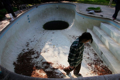 Forclosures leading to Skateable Empty Pools