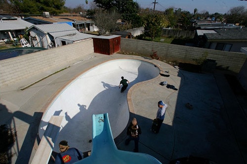 Forclosures leading to Skateable Empty Pools
