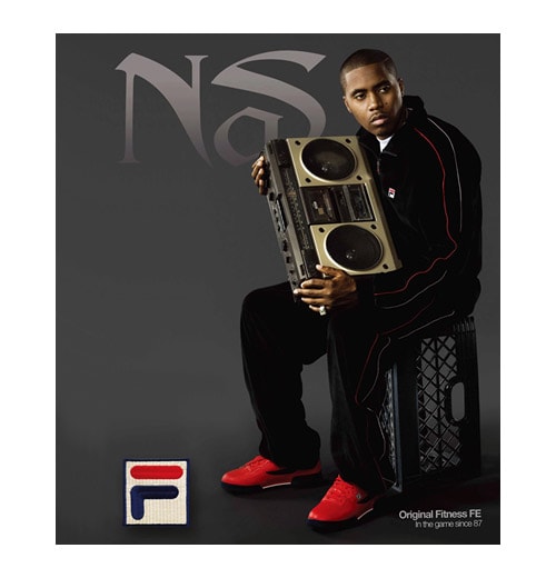 Nas x FILA Velour Suit