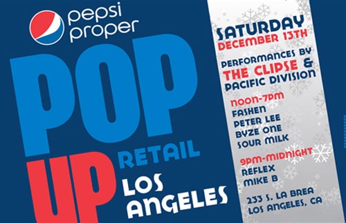 Union LA x The Clipse x HYPEBEAST: Pepsi Proper Los Angeles 12-13-08