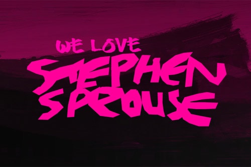 We Love Stephen Sprouse Website & Interview with Marc Jacobs