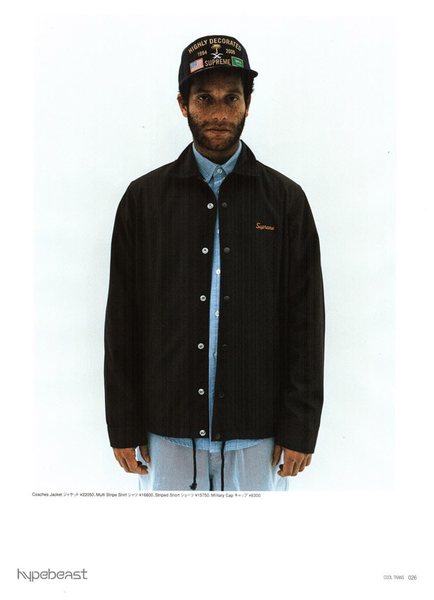 Supreme 2009 Spring/Summer Lookbook with A-ron in Cool Trans Magazine