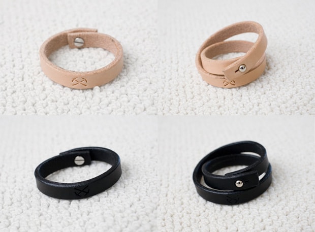 3sixteen Selvedge Denim and Leather Bracelets