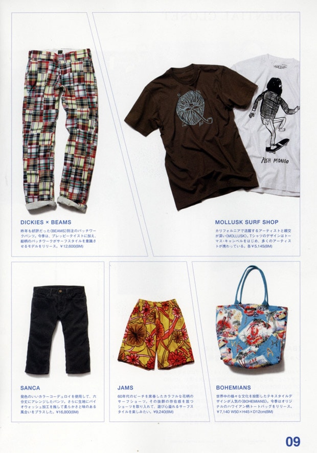 Beams 2009 Spring/Summer Catalog