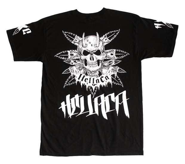 hellaca-feathered-skull-tee