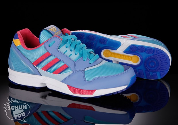adidas ZX 9000 Light Aqua/Neon Blue