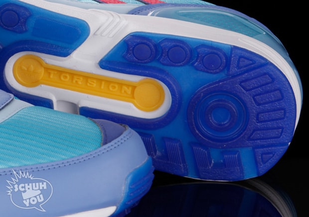 adidas ZX 9000 Light Aqua/Neon Blue