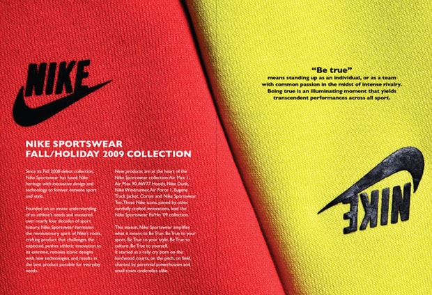 Nike Sportswear 2009 Fall Lookbook