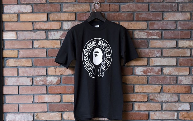 bathing-ape-chrome-hearts-tshirt
