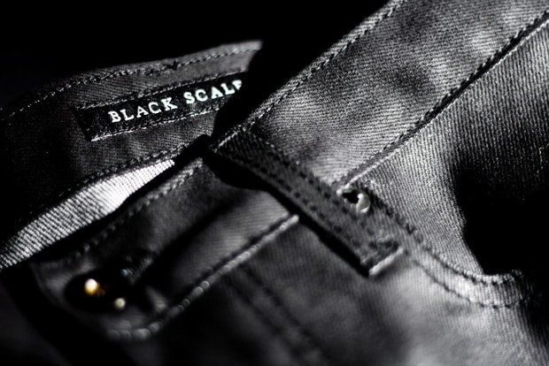 black-scale-waxed-denim