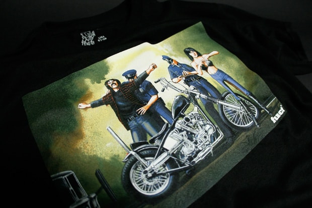 David Mann x FUCT "American Outlaw" T-Shirt Series