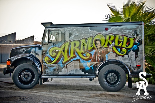 Mr. Cartoon Custom Armored Truck