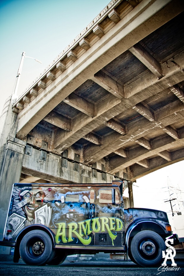 Mr. Cartoon Custom Armored Truck