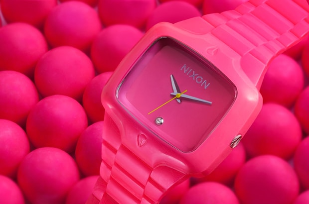 Nixon The Fluro Player Pink Watch