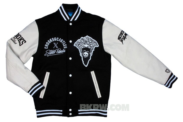 stereo-panda-crooks-castles-varsity-jacket