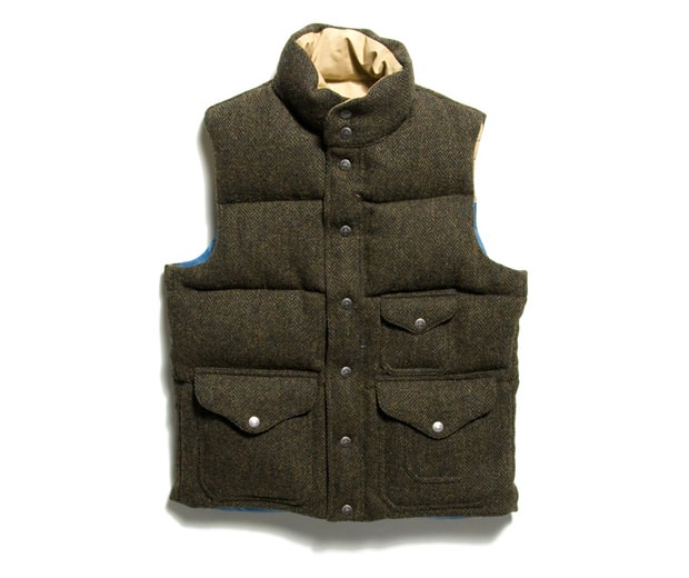 wastetwice-harris-tweed-down-vest