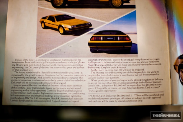 DeLorean Motor Co. x The Hundreds Part II