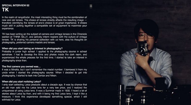 "Our Camera's Life" THINK SILLY Feature with Hiroshi Fujiwara & TK
