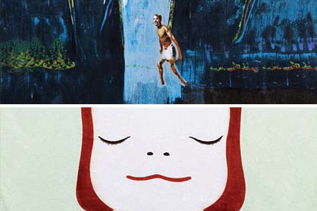 artist-series-beach-towels-yoshitomo-nara-peter-doig