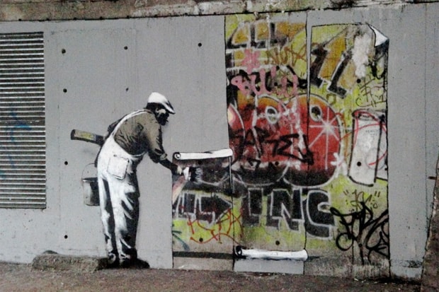 Banksy Regent's Canal Artwork