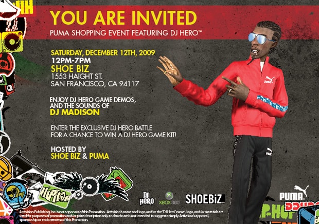 Dinostore x PUMA x DJ Hero Event