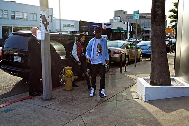 Kid Cudi x A Bathing Ape Baby Milo Los Angeles T-shirt Release Recap