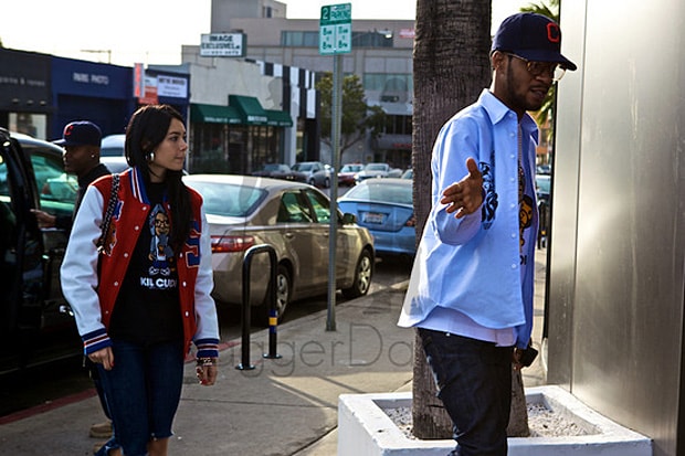Kid Cudi x A Bathing Ape Baby Milo Los Angeles T-shirt Release Recap