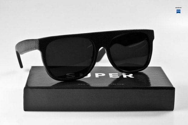 super-flat-top-black-leather-sunglasses