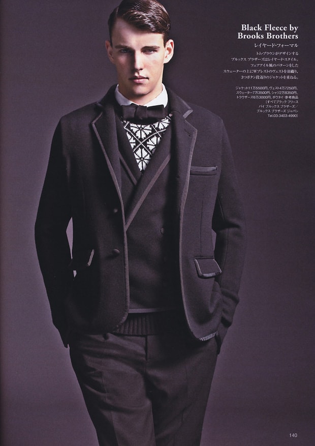 ENGINE Magazine 2010 January "Today's Formal Wear" Editorial